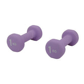 Juego mancuernas de neopreno 1kg